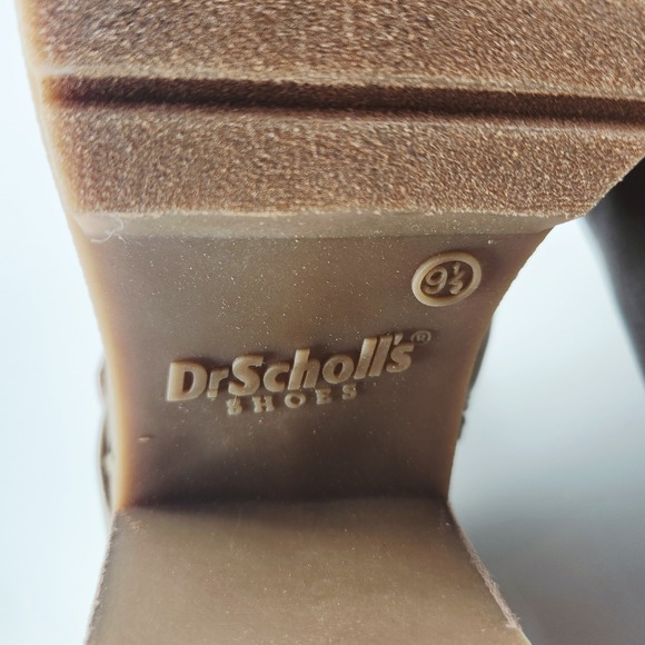 Dr Scholls Women's Size 9.5 Parker Boot Faux Leather Side Zip Chunky Heel - Picture 5 of 8